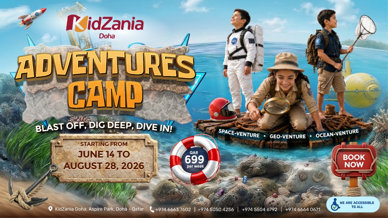 Adventures Camp 2026 — Summer Camp at KidZania Doha